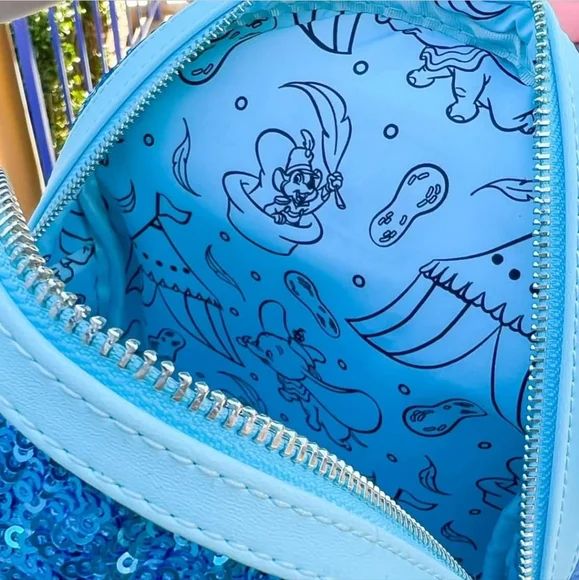 Dumbo Sequin Exclusive Loungefly backpack Brand new - Picture 2 of 15
